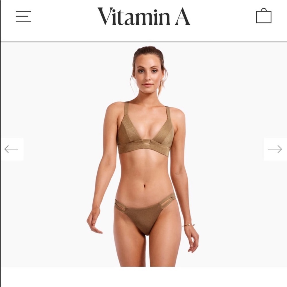 Gold Vitamin A Neutra Bikini top